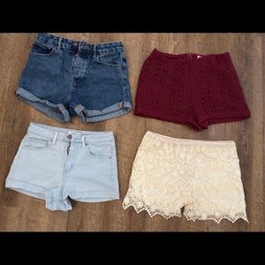 4 shorts